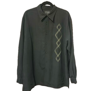 Cezani Long Sleeve Untucked Button-Down Dress Shirt